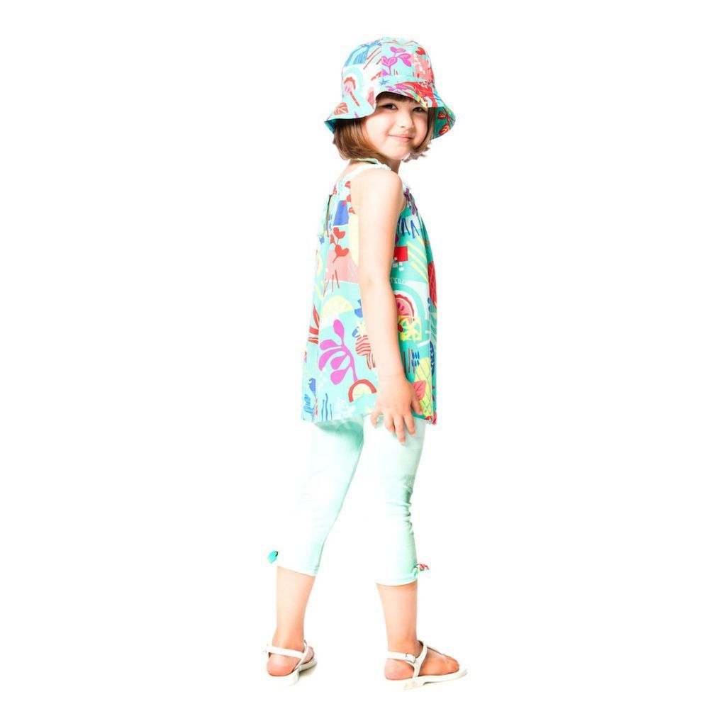 Deux Par Deux Tropical Aqua Set-Outfits-Deux Par Deux-kids atelier