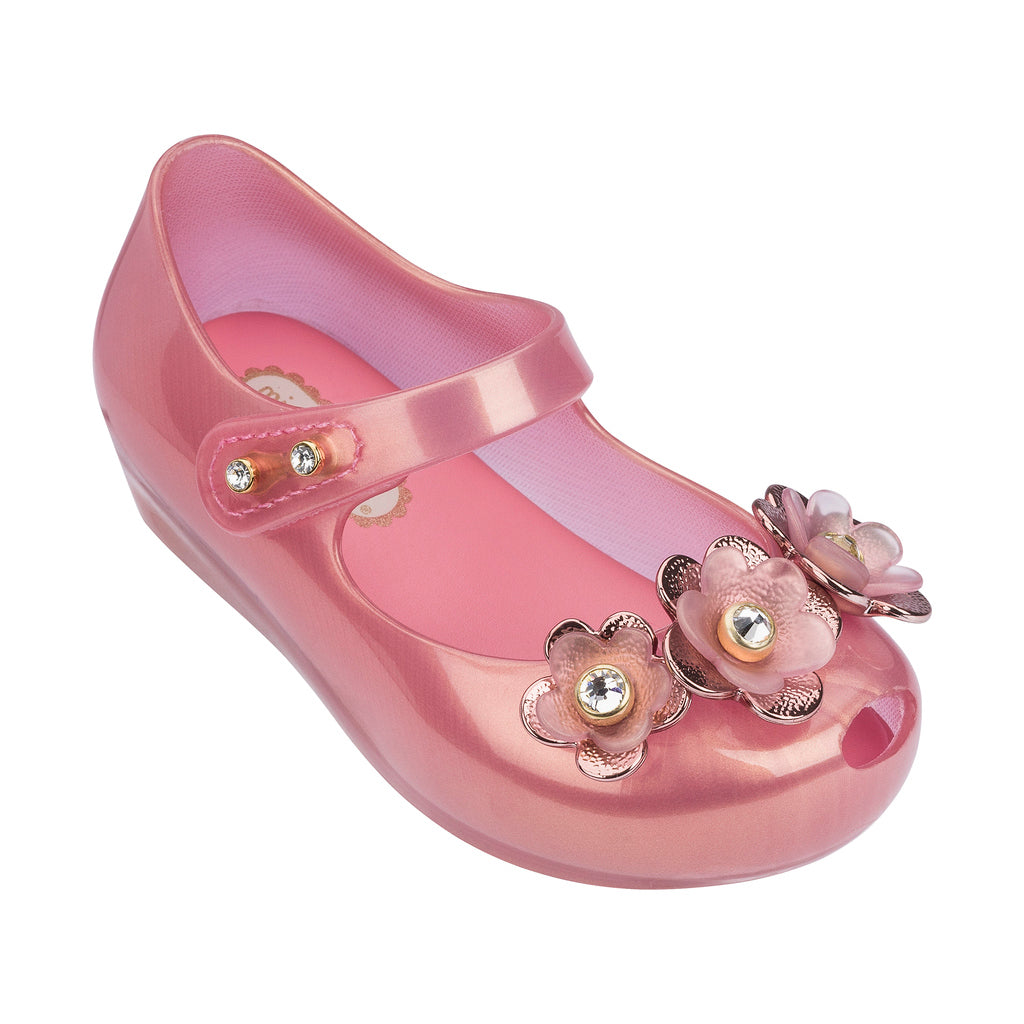 Mini Melissa Pink Flower Ultragirl Special Shoes-Shoes-Mini Melissa-kids atelier