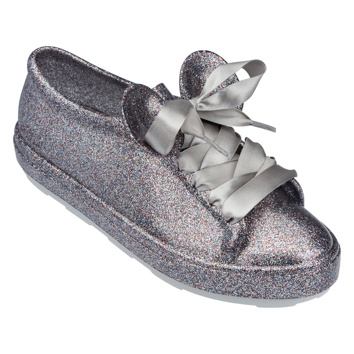 Mini Melissa Silver Mel Be + Disney Shoes-Shoes-Mini Melissa-kids atelier