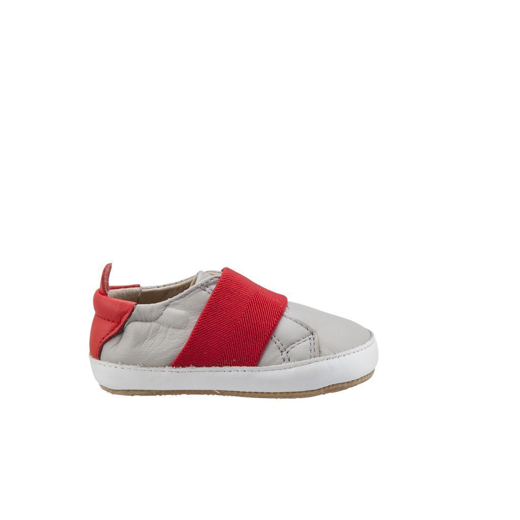 Old Soles Bambini Master Gris / Bright Red Shoes-Shoes-Old Soles-kids atelier