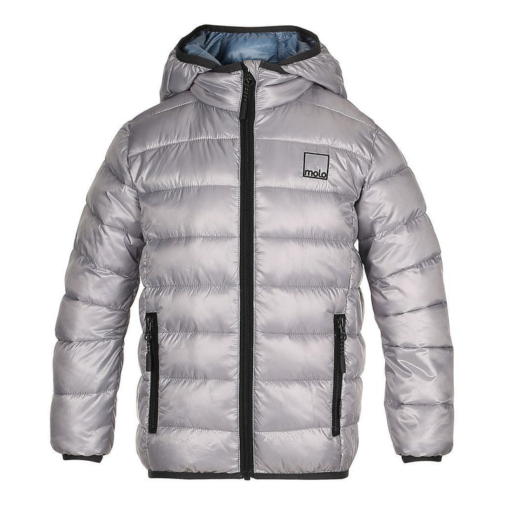 Molo Hao Neutral Gray Jackets-Outerwear-Molo-kids atelier