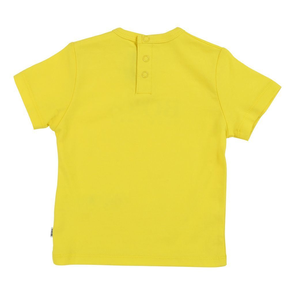 Boss Yellow T-Shirt-T-Shirt-BOSS-kids atelier