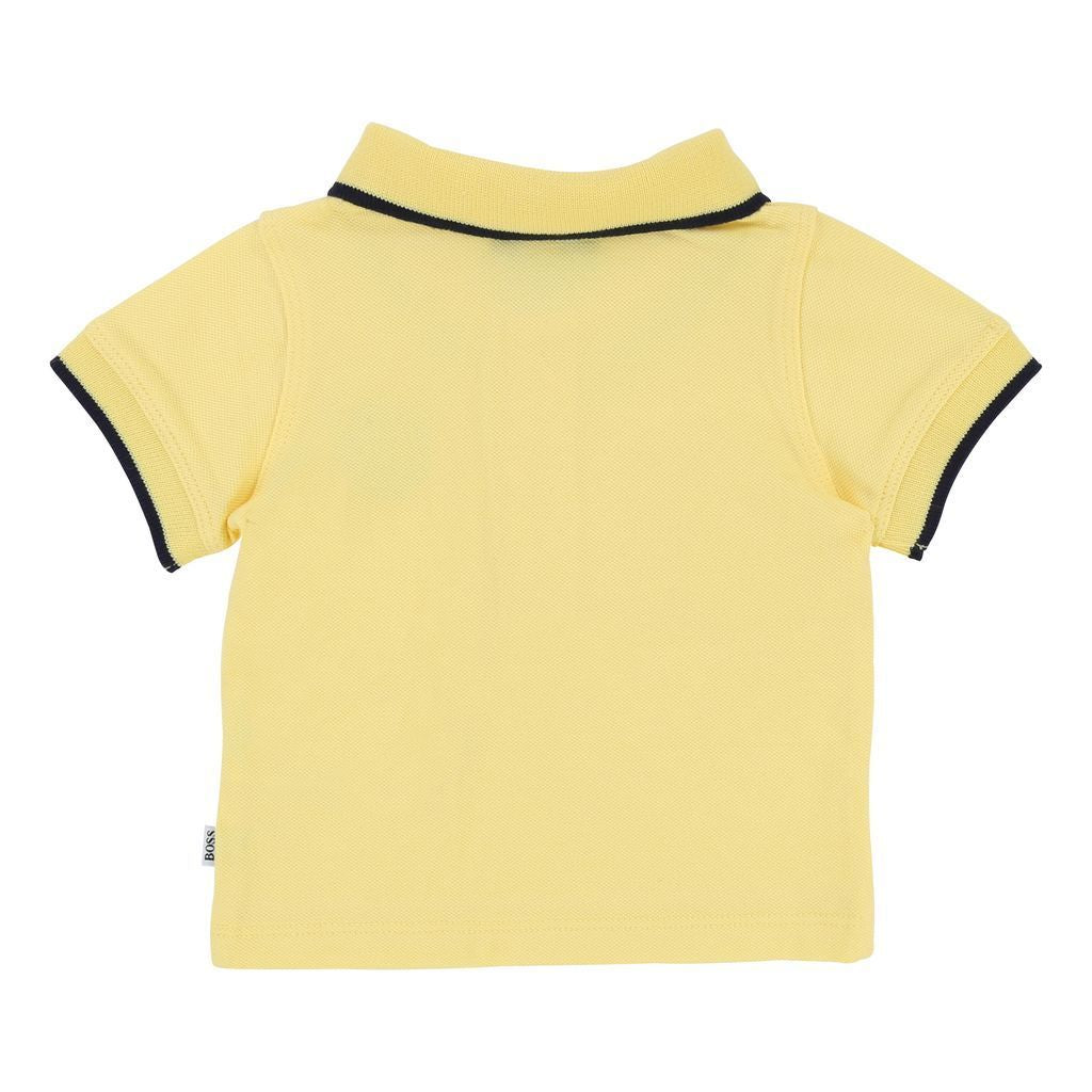 Boss Yellow Polo T-Shirt-Polo-BOSS-kids atelier