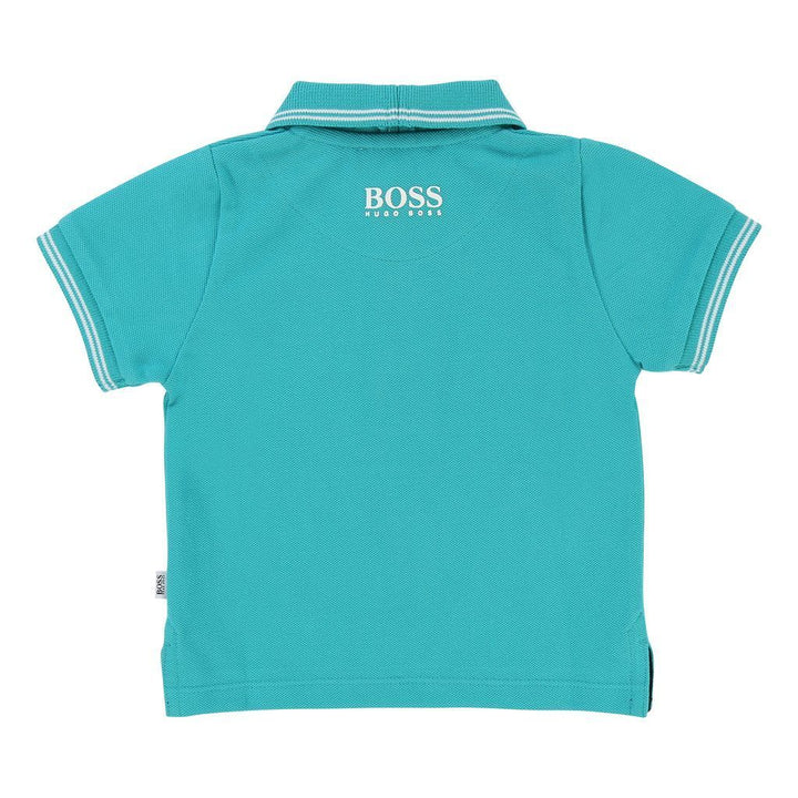 Boss Blue Polo T-Shirt-T-Shirt-BOSS-kids atelier