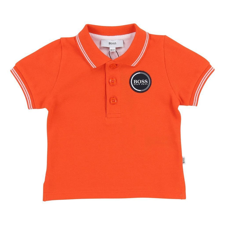 BOSS Orange Logo Patch Polo-Shirts-BOSS-kids atelier