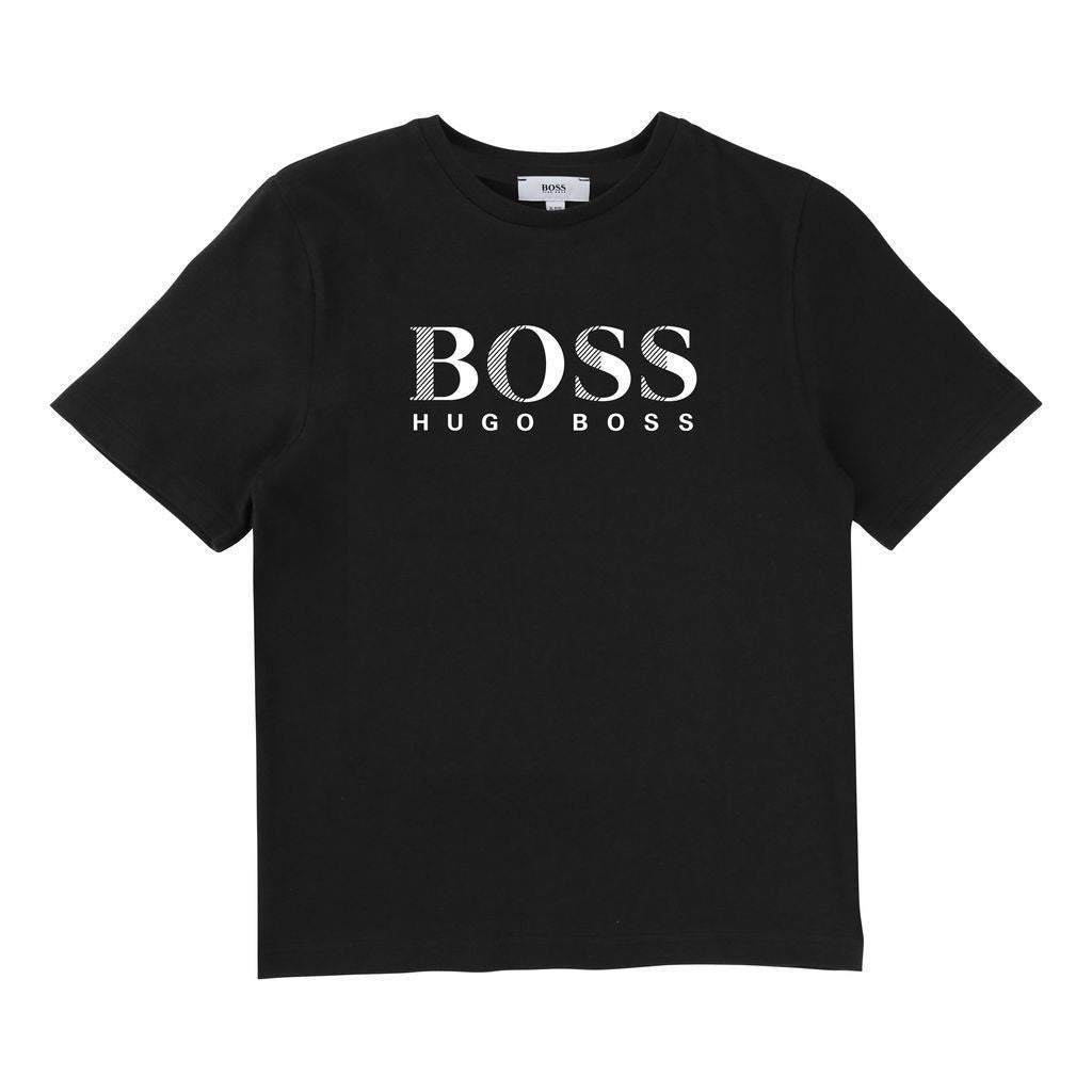 Boss Black T-Shirt-T-Shirt-BOSS-kids atelier
