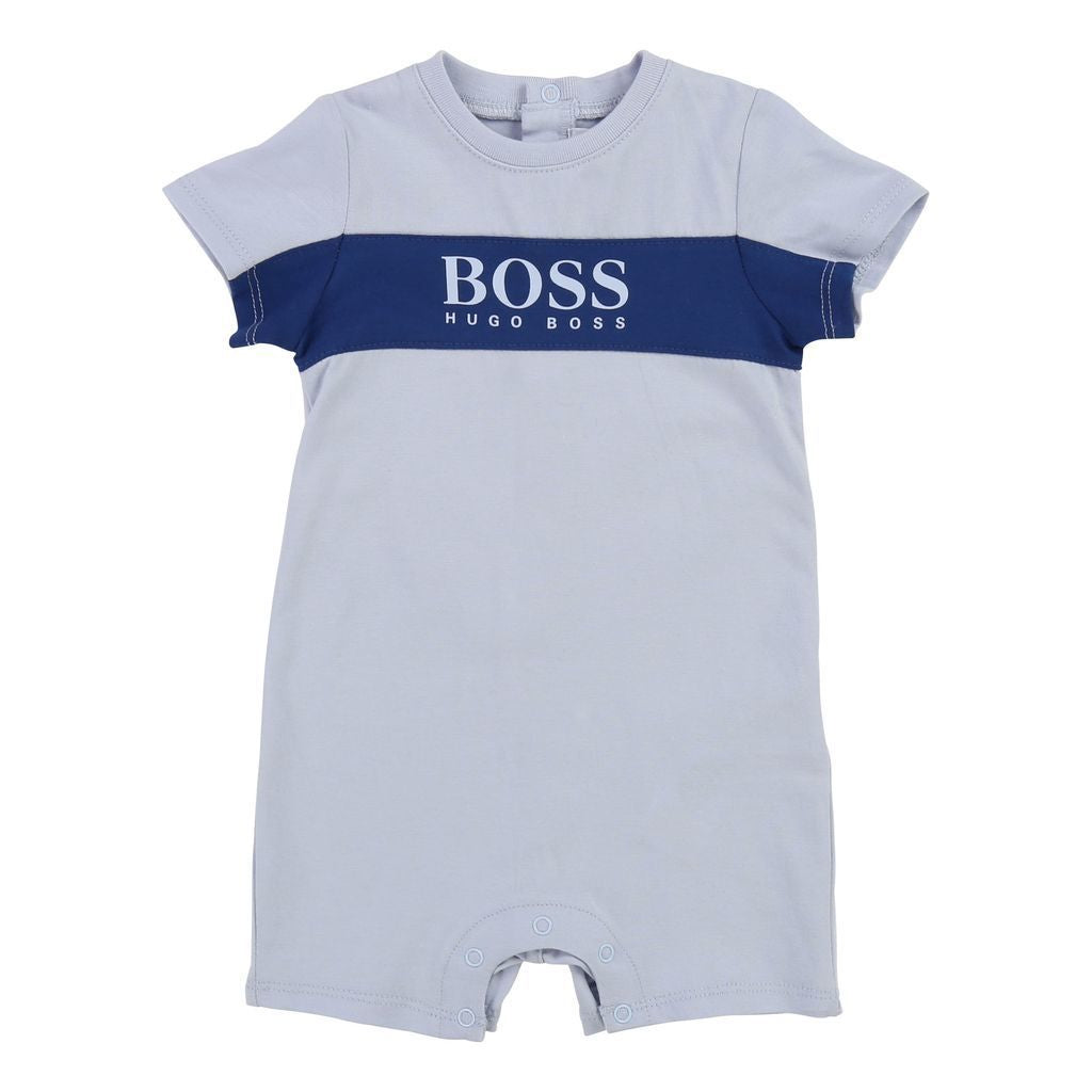 Boss Blue Romper-Romper-BOSS-kids atelier