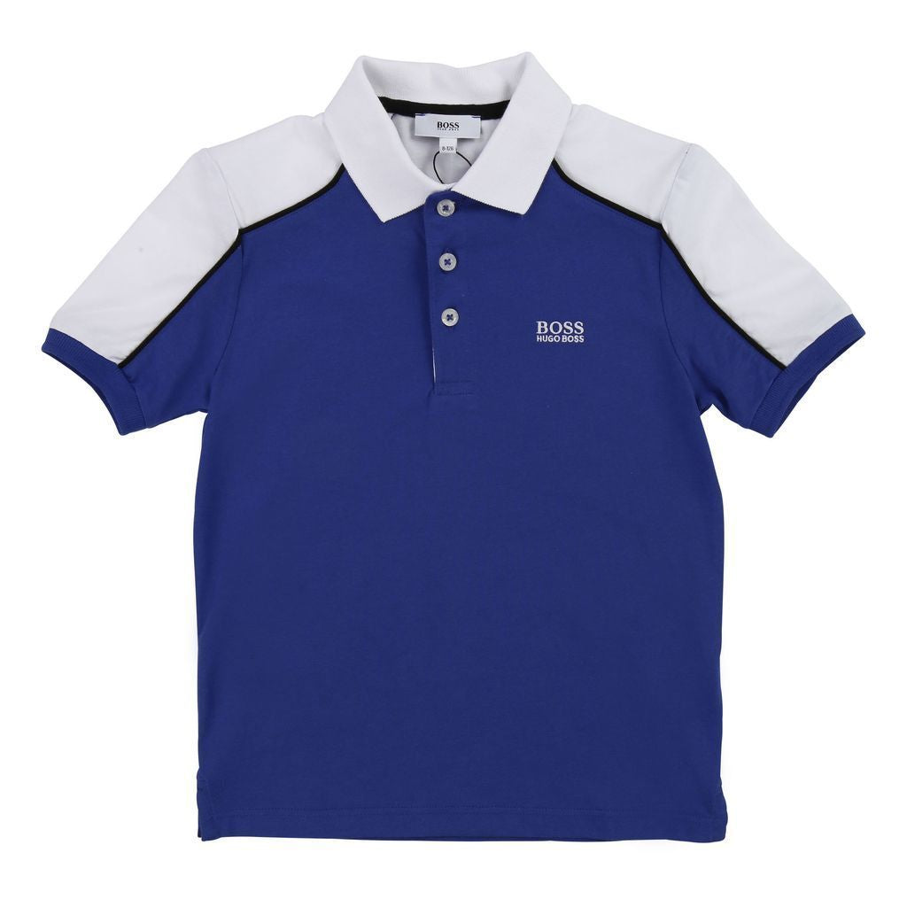 Boss Polo Shirt with Bermuda Shorts-Outfits-BOSS-kids atelier