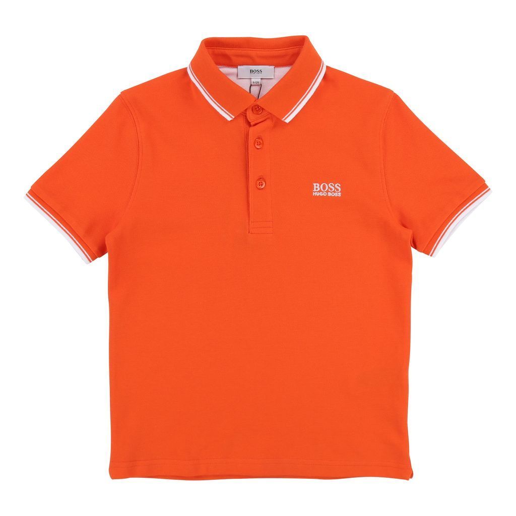 Boss Orange Polo T-Shirt-Polo-BOSS-kids atelier