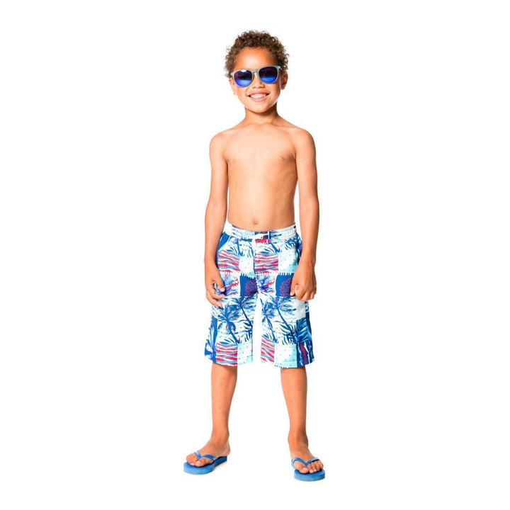 Deux Par Deux Palm Trees Swimsuit-Swimwear-Deux Par Deux-kids atelier