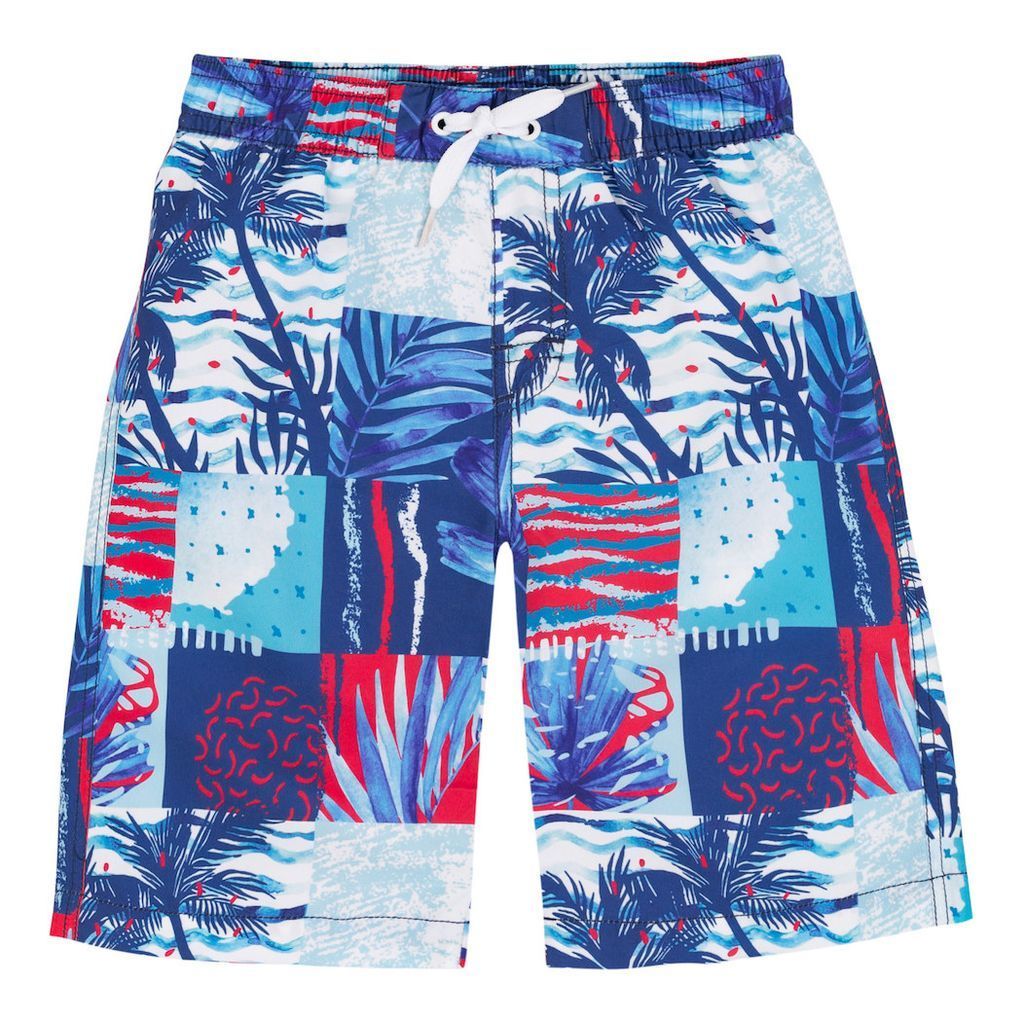 Deux Par Deux Palm Trees Swimsuit-Swimwear-Deux Par Deux-kids atelier