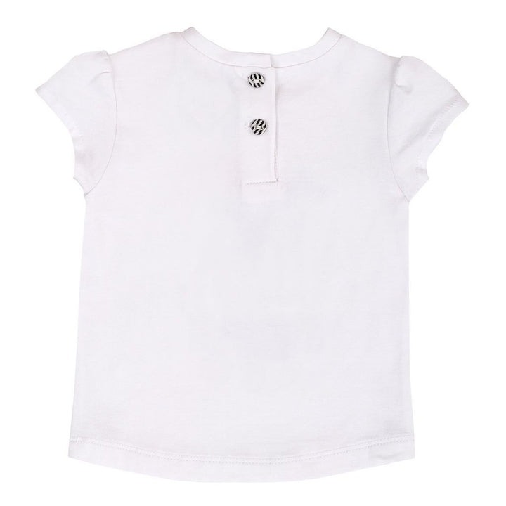 Deux Par Deux So Safari White T-Shirt-Shirts-Deux Par Deux-kids atelier