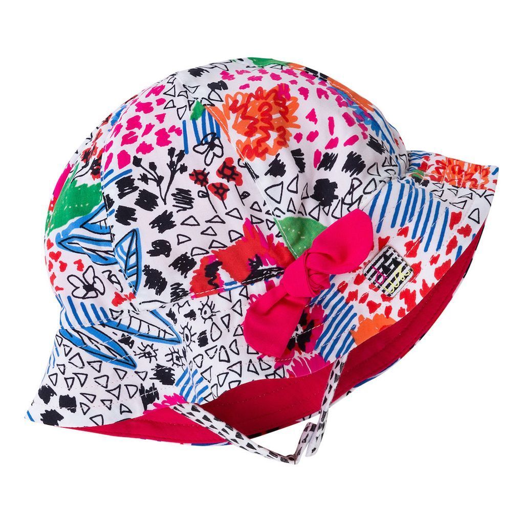 Deux Par Deux So Safari Floral Hat-Accessories-Deux Par Deux-kids atelier