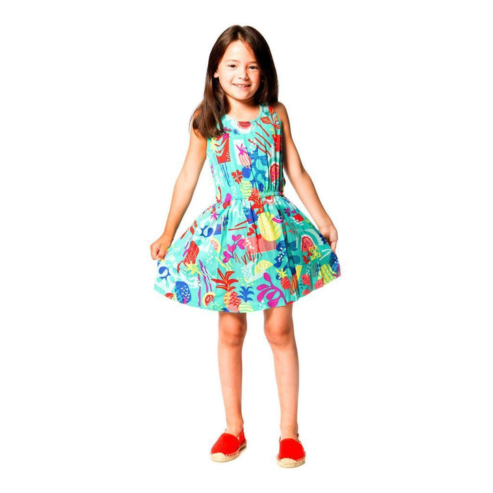 Deux Par Deux Fruit Cut Outs Dress-Dresses-Deux Par Deux-kids atelier