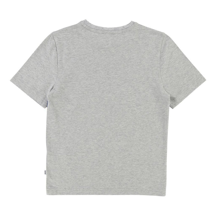 Boss Heather Gray T-Shirt-T-Shirt-BOSS-kids atelier