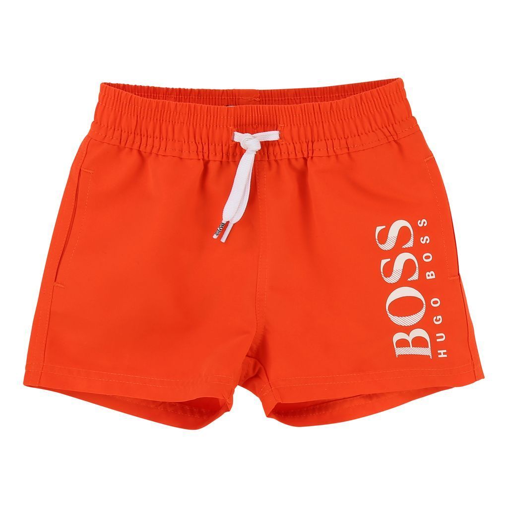 Boss Orange Logo Swim Shorts-Swimwear-BOSS-kids atelier