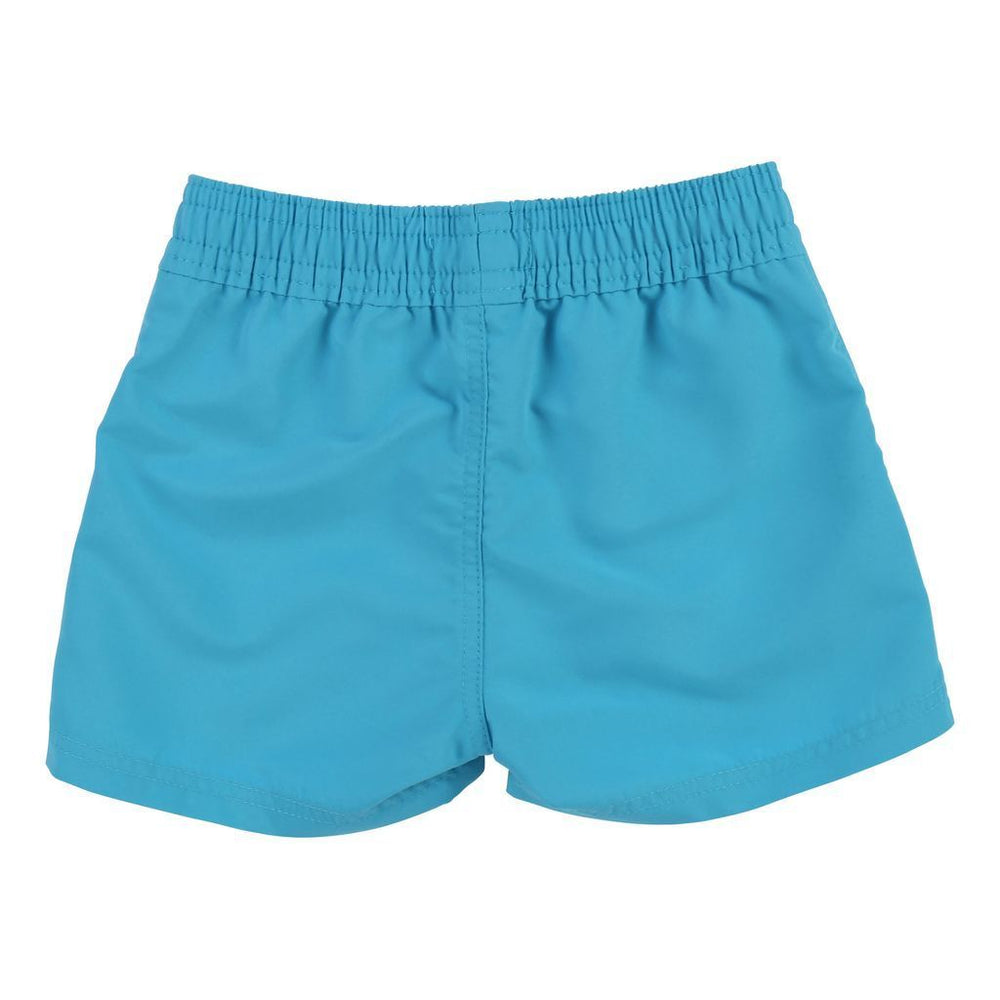 Boss Blue Logo Swim Shorts-Swimwear-BOSS-kids atelier