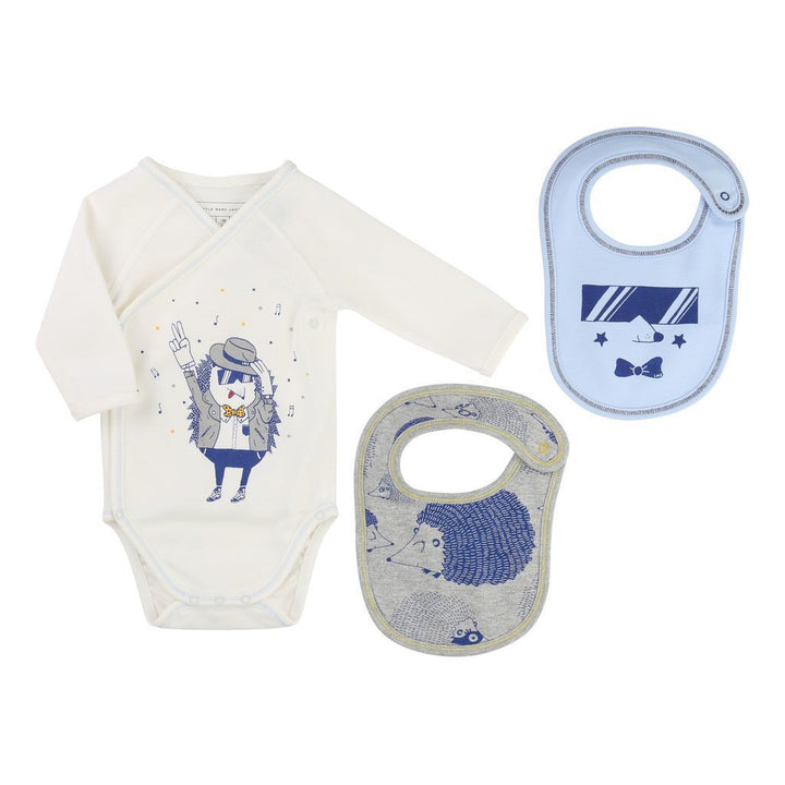 JACOB-FW16-UNISEX-BODY+BIBS SET-W98087-117-Default-Little Marc Jacobs-kids atelier