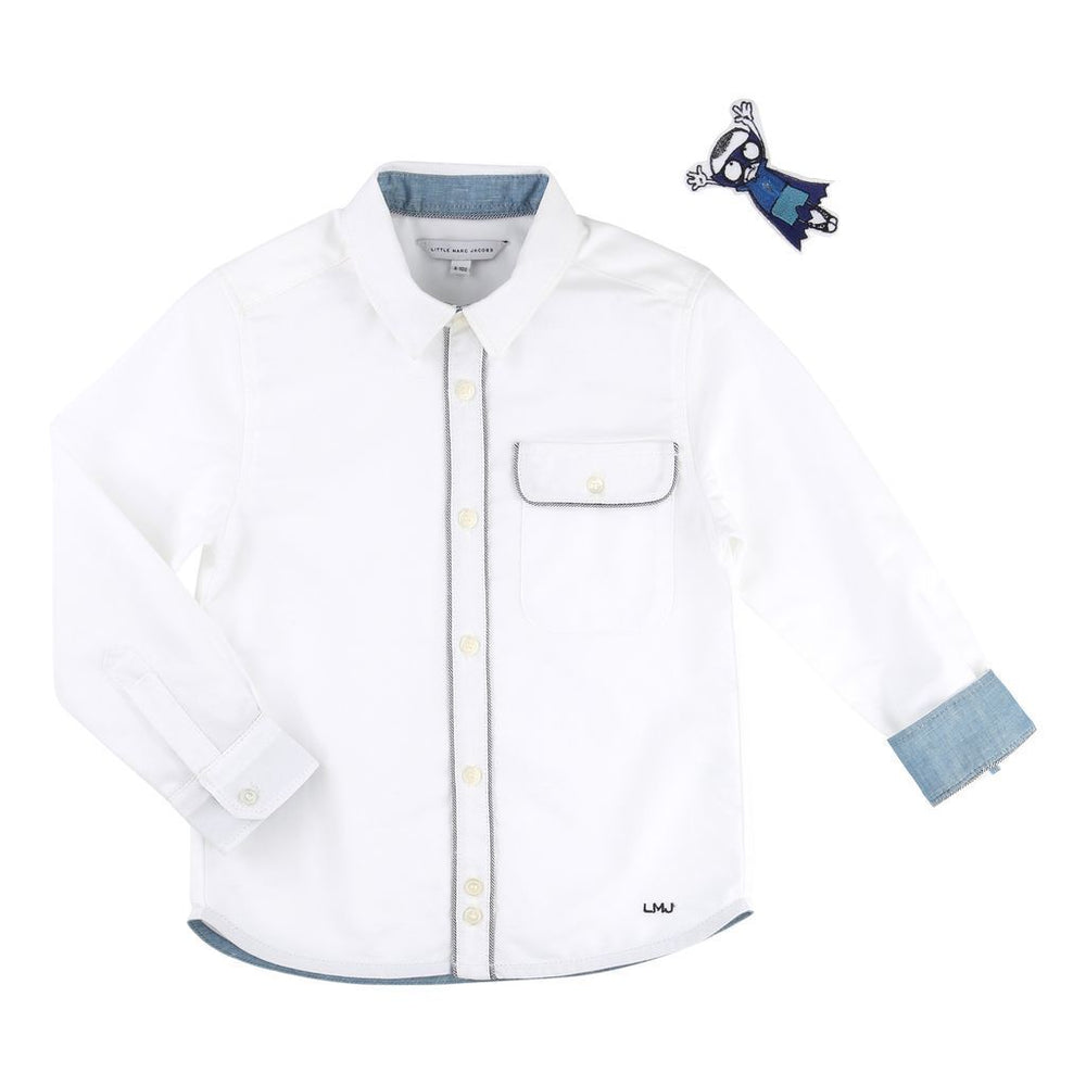 JACOB-FW16-KB-LONG SLEEVED SHIRT-W25245-10B-Default-Little Marc Jacobs-kids atelier