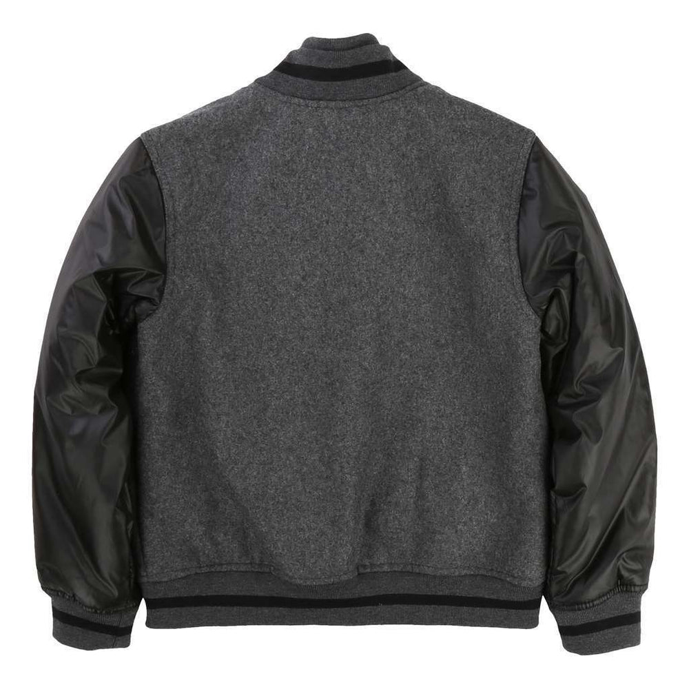 Karl Lagerfeld Contrast Sleeve Bomber jacket-Default-Karl Lagerfeld-kids atelier