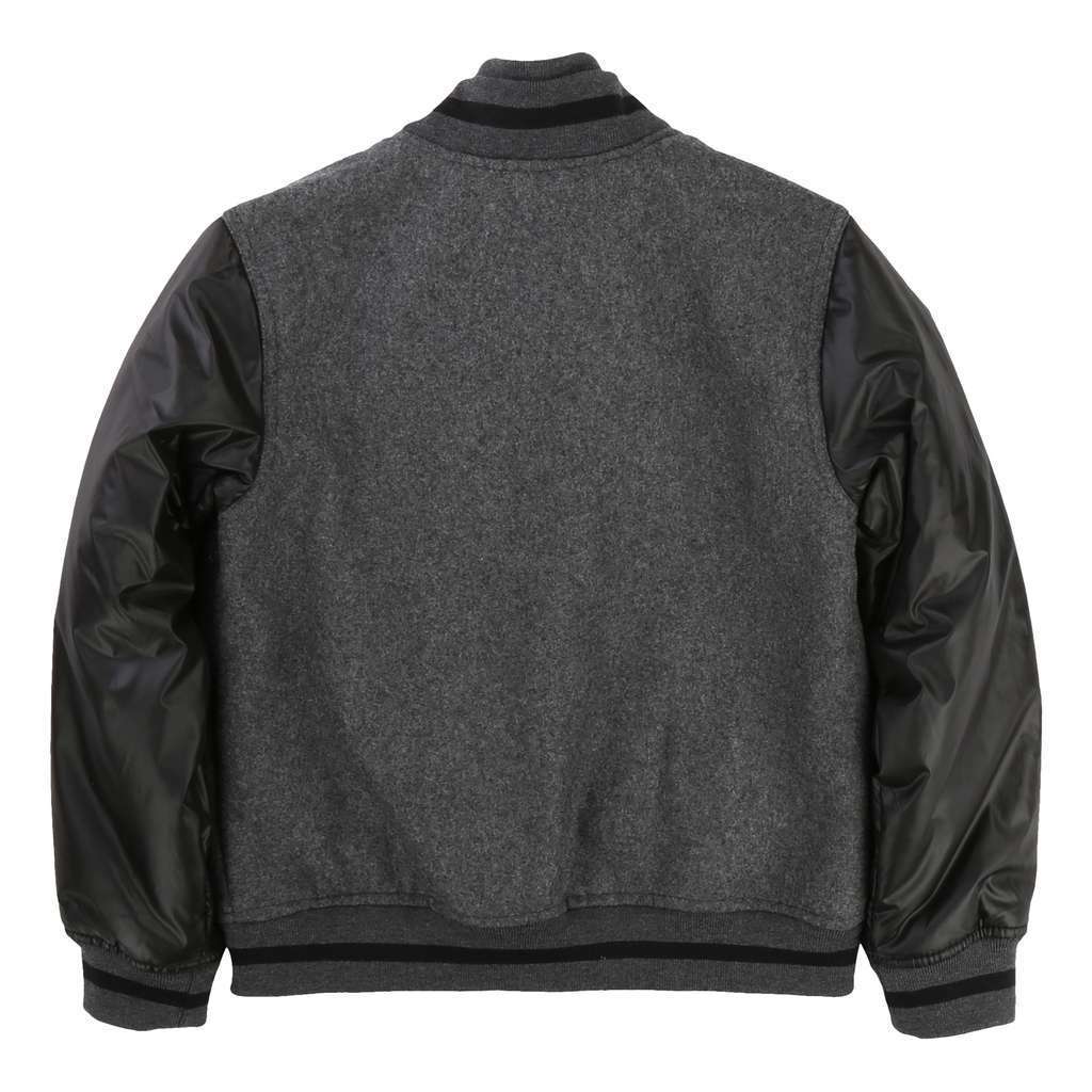 Karl Lagerfeld Contrast Sleeve Bomber jacket-Default-Karl Lagerfeld-kids atelier