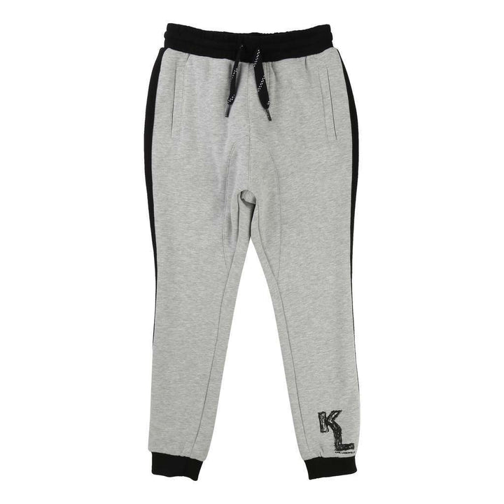 Karl Lagerfeld Grey Jogging Bottoms-Default-Karl Lagerfeld-kids atelier