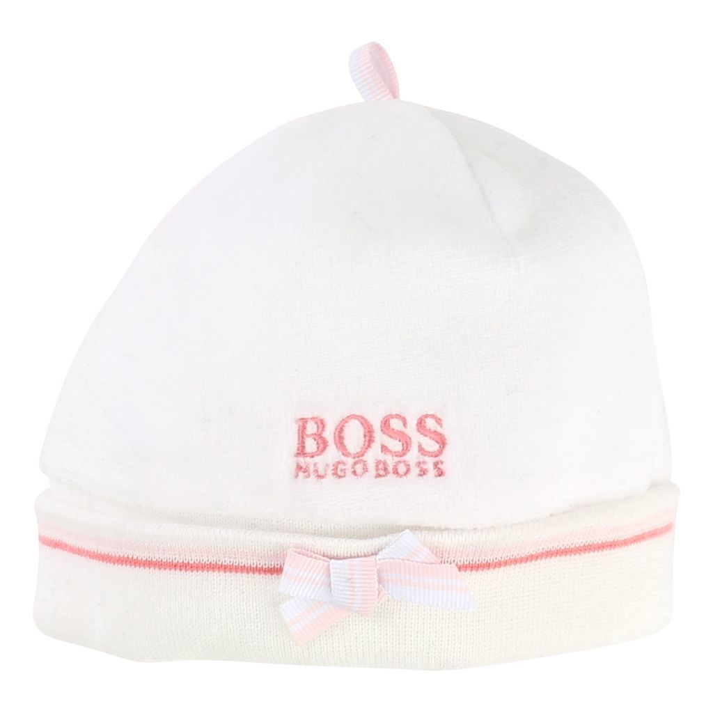 BOSS-PULL ON HAT-J91069-10B WHITE-Default-BOSS-kids atelier