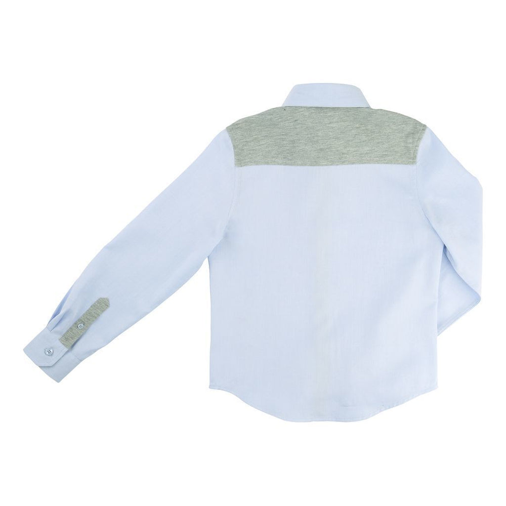 BOSS-LONG SLEEVED SHIRT-J25990-771 PALE BLUE-Default-BOSS-kids atelier