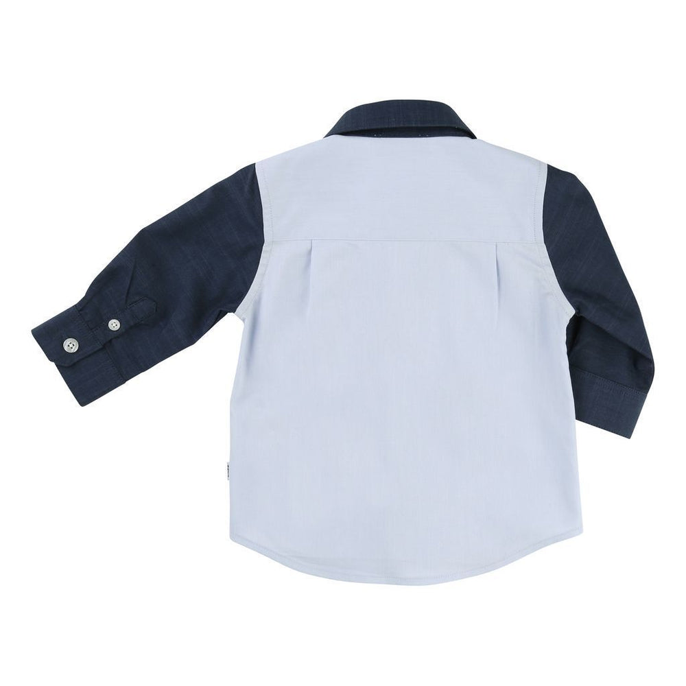 BOSS-LONG SLEEVED SHIRT-J05510-771 PALE BLUE-Default-BOSS-kids atelier