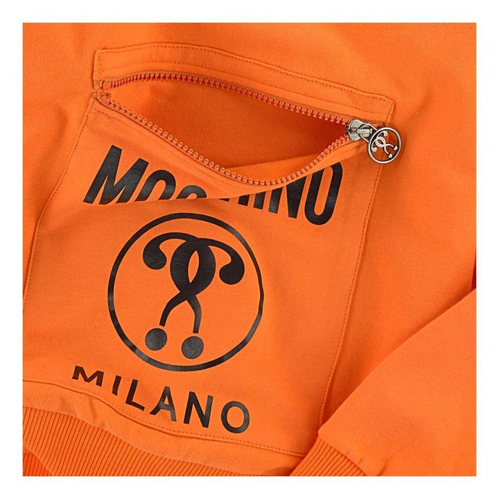 Moschino Orange Logo SweatShirt-Sweaters-Moschino-kids atelier