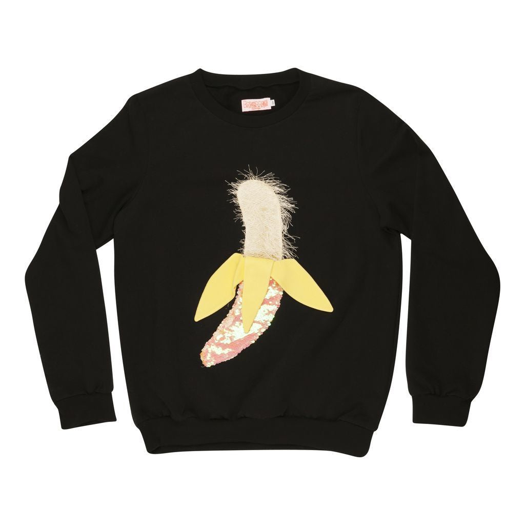 BangBang Copenhagen Go Banana Sweatshirt-Default-BangBang Copenhagen-kids atelier