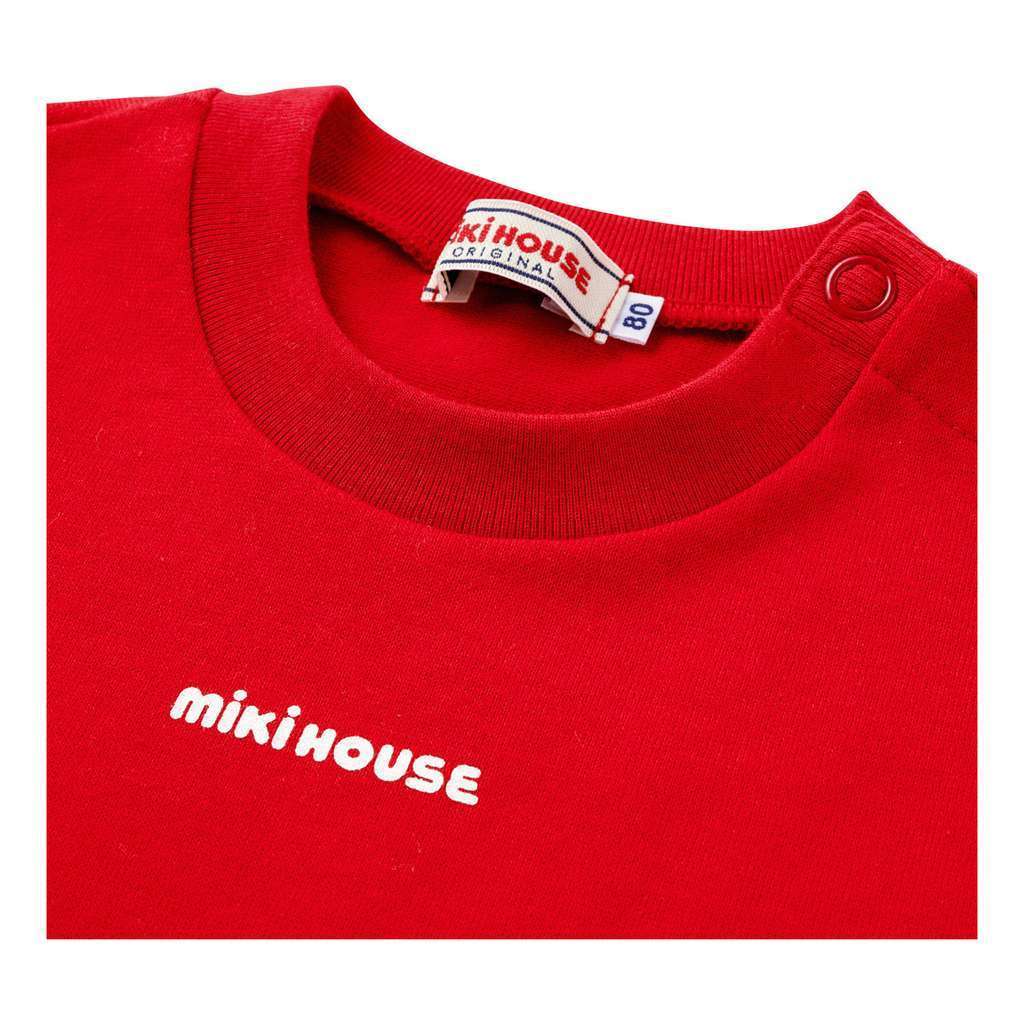 Miki House Red Tshirt-T-Shirt-MIKI HOUSE-kids atelier