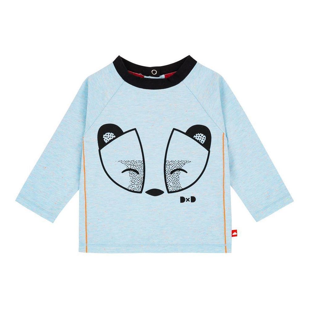 Deux Par Deux Blue Raccoon Top & Pant Set-Outfits-Deux Par Deux-kids atelier