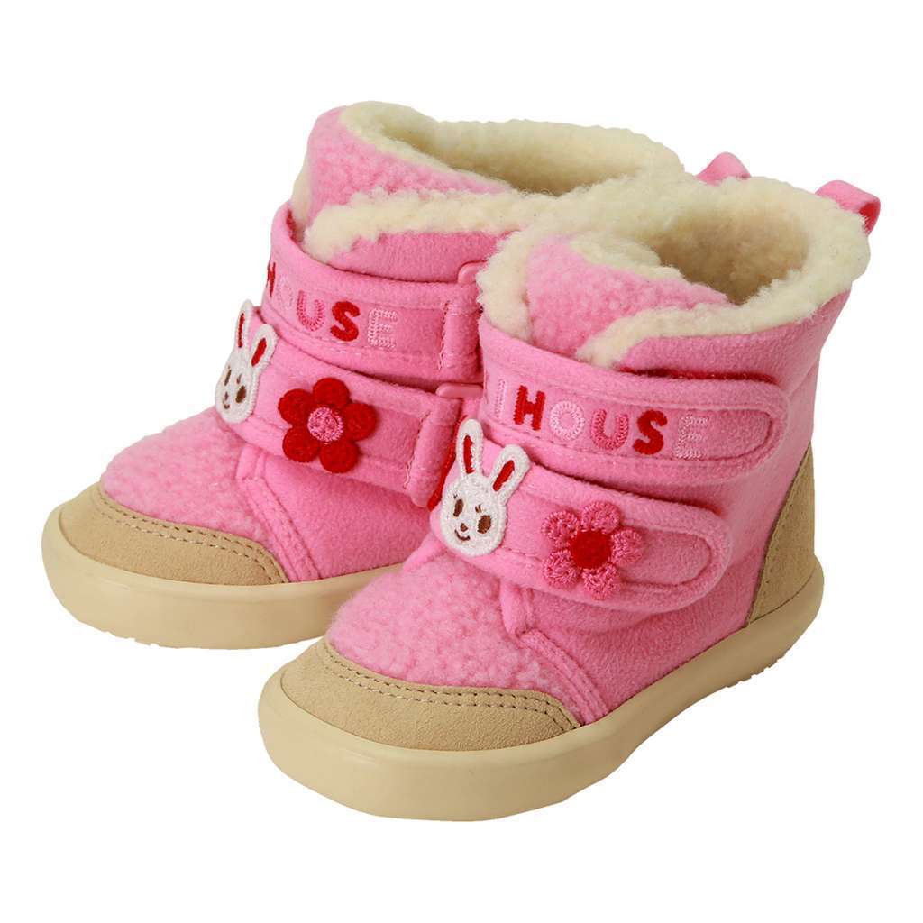 MIKI-BABY BOOTS-13-9306-972-08 PINK-Default-MIKI HOUSE-kids atelier