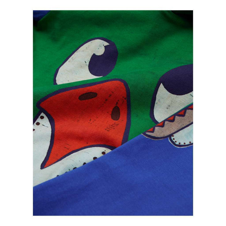 Oilily Green Totem Bird Thoms T-shirt-T-Shirt-Oilily-kids atelier