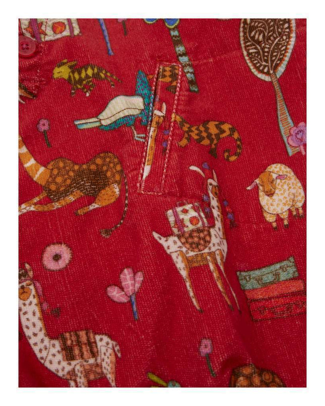 OILILY-Daimaa dress 24 aop Atlas mountain elements red-YF18GDR001-24-Default-Oilily-kids atelier