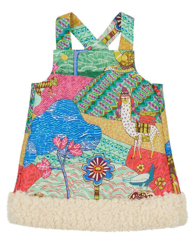 OILILY-Dalai pinafore 61 Atlas Mountain RPET-YF18GDR004-61-Default-Oilily-kids atelier