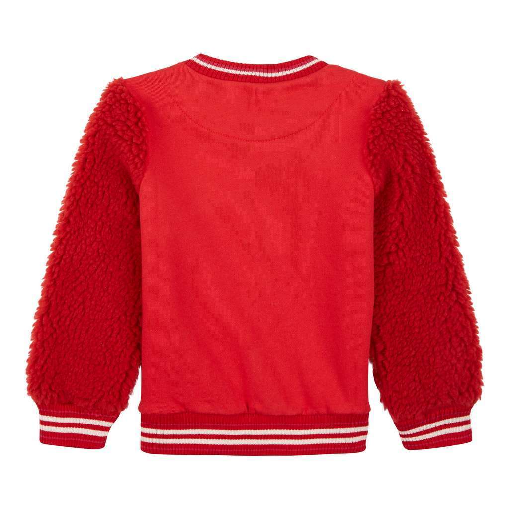 Oilily Red Homber Sweat Cardigan-Default-Oilily-kids atelier
