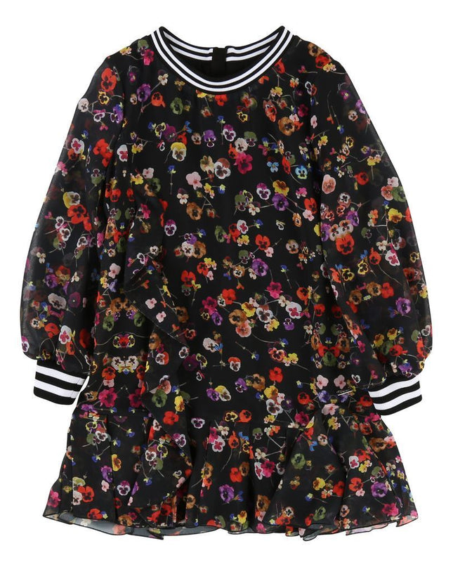 givenchy-kids-black-multi-color-floral-print-dress-h12052-09b