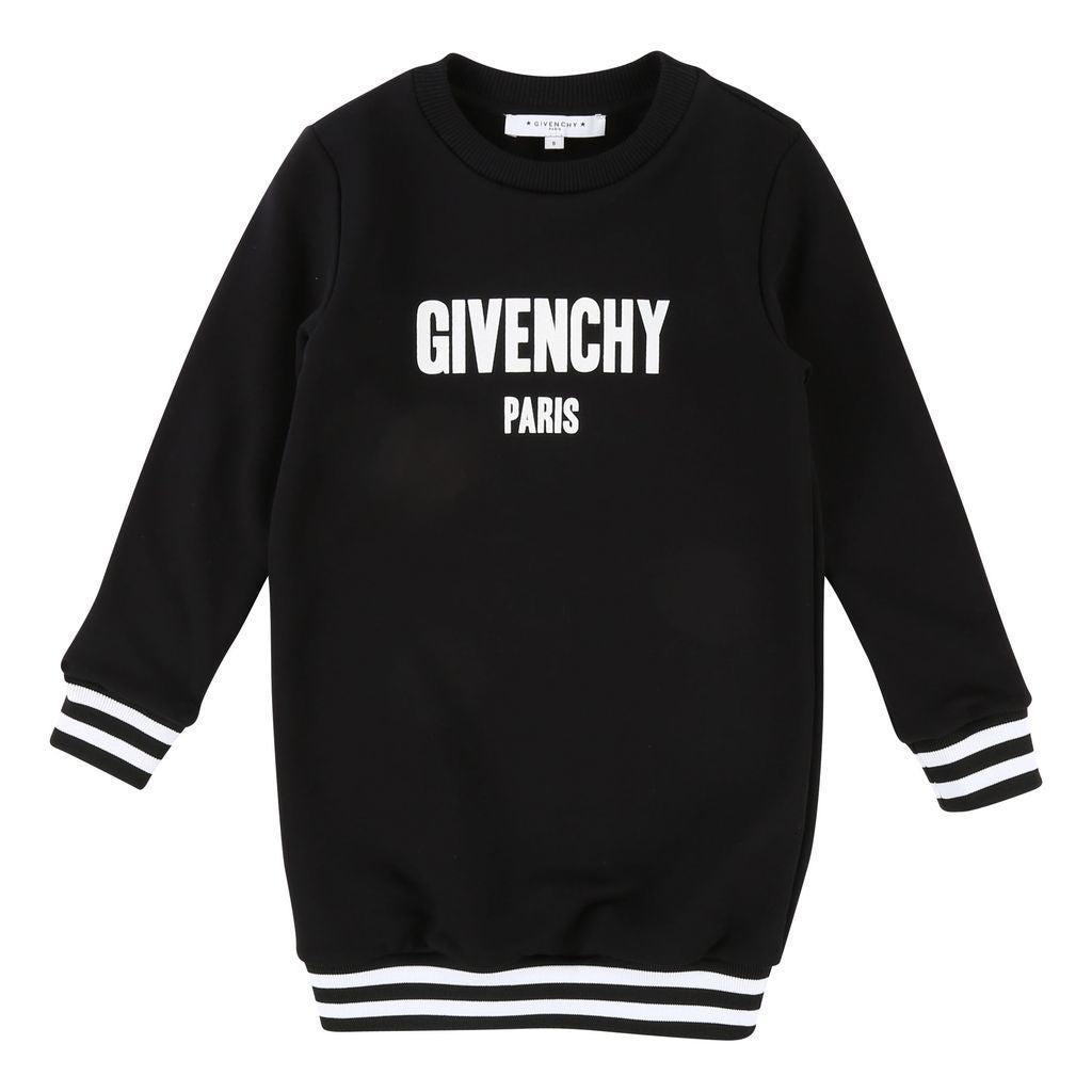 givenchy-kids-black-logo-sweatshirt-dress-h12056-09b