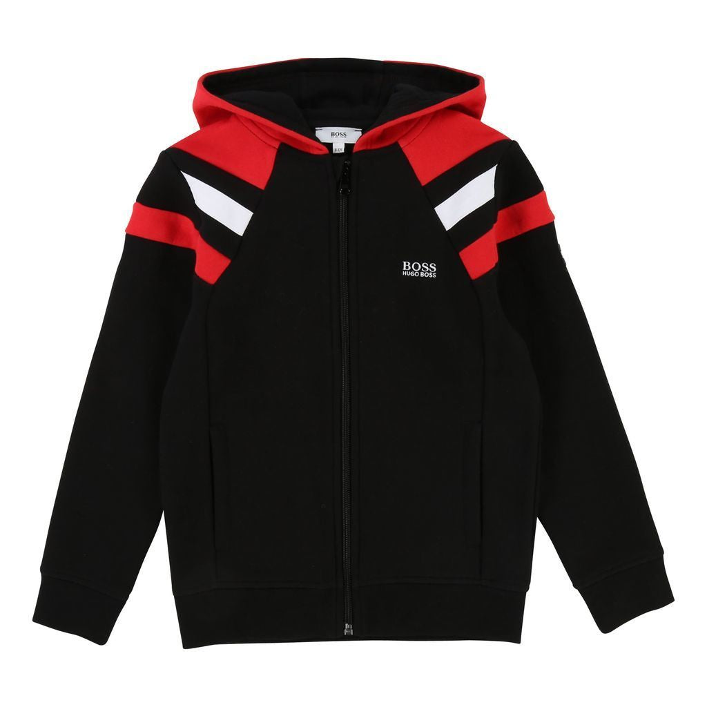 Boss Black Red Track Suit Set-Outfits-BOSS-kids atelier