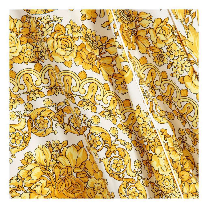 YOUNG VERSACE GOLD BAROCCO PRINT SLEEVELESS DRESS-Dresses-Young Versace-kids atelier