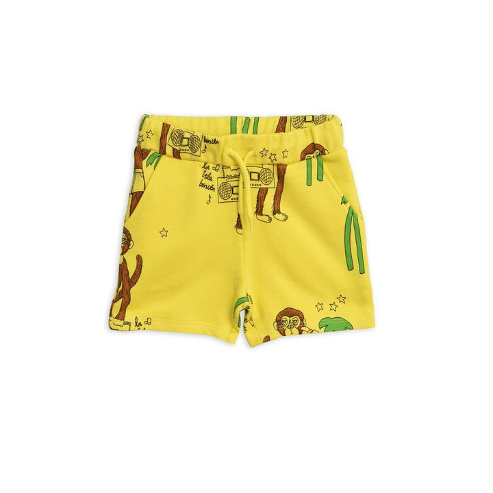 Mini Rodini Yellow Cool Monkey Shorts