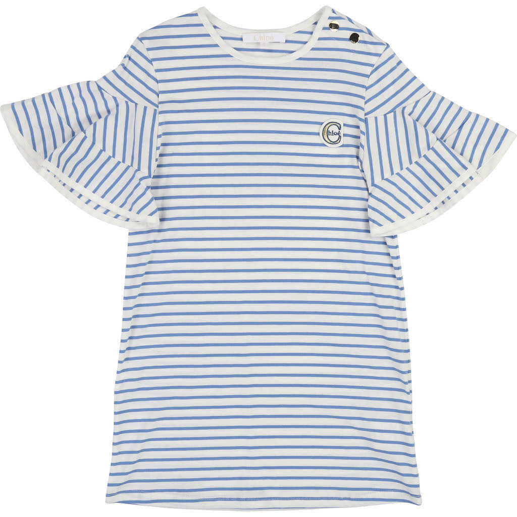 chloe-blue-stripe-ruffle-sleeves-dress-c12718-75l