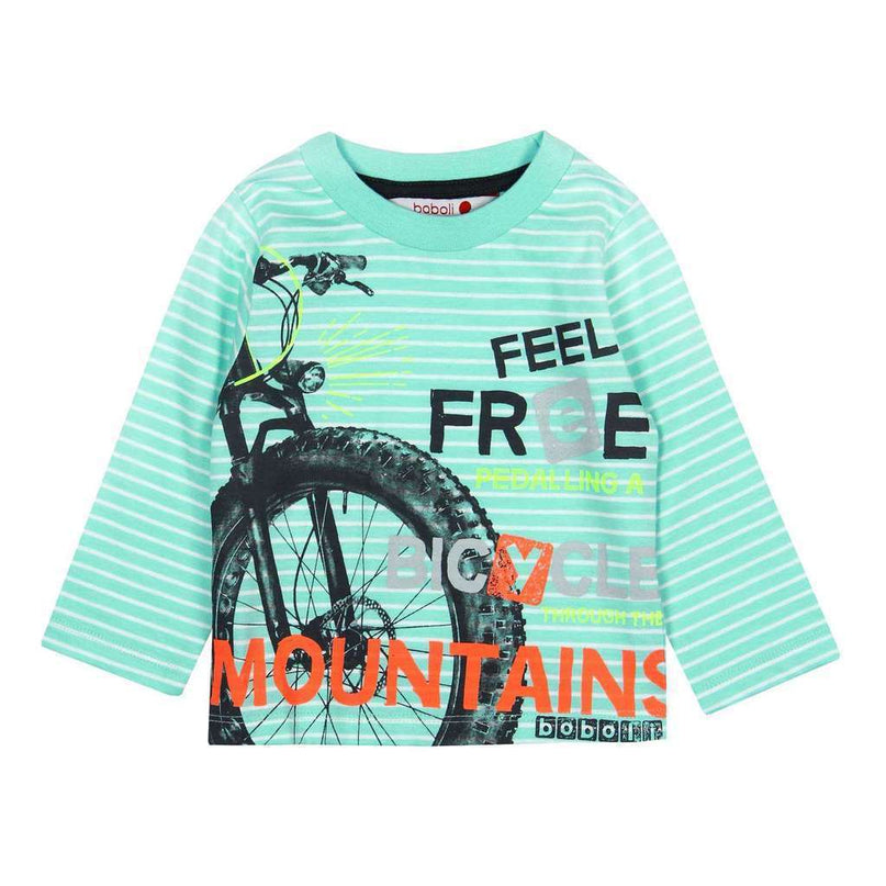 Striped Knit T-Shirt kids atelier