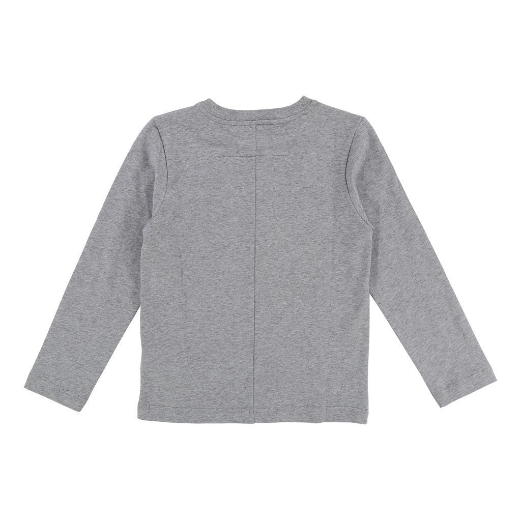 Givenchy Grey Logo Long Sleeve T-Shirt h25031-a46