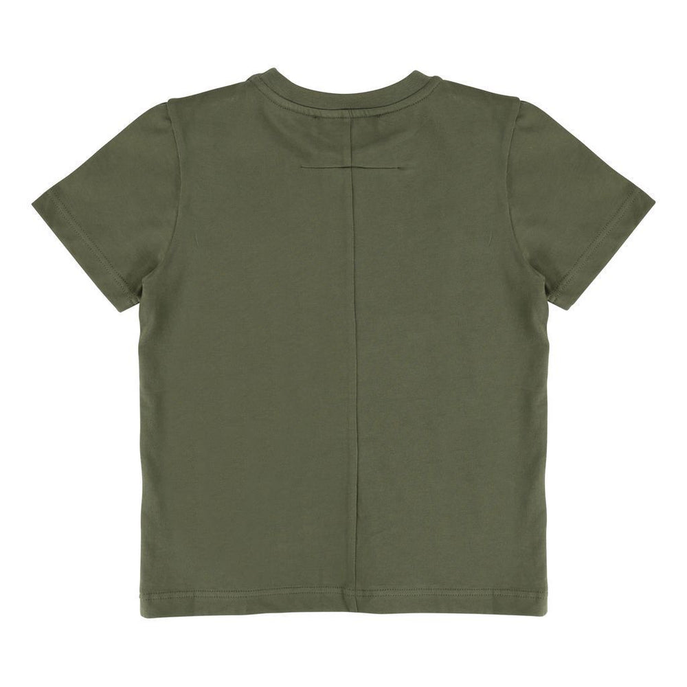Givenchy Army Green "Realize" Short Sleeve T-S-h25034-64h-
