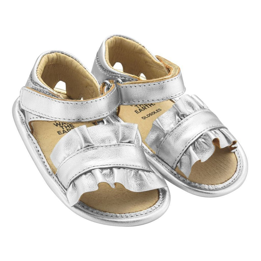 Old Soles Silver RuffleBaby s-0009si-