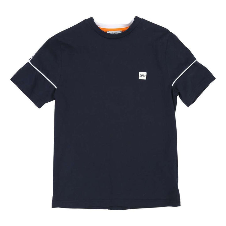 Boss Navy Short Sleeve T-Shirt -j25d75-849-