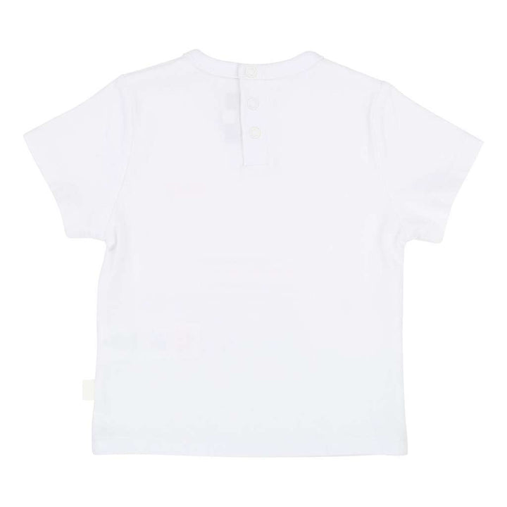 Boss White Short Sleeve T-Shirt j05719-10b-